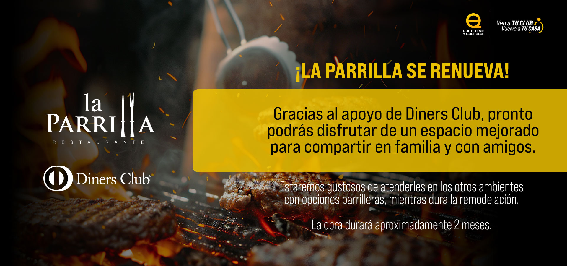 Artes parrilla QTGC Ecuador